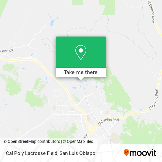 Cal Poly Lacrosse Field map