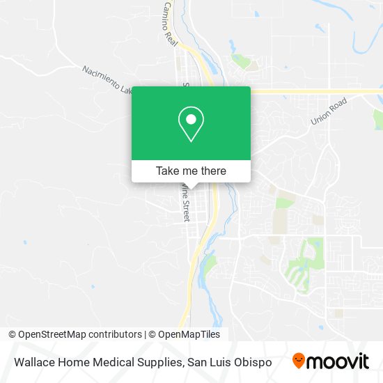 Mapa de Wallace Home Medical Supplies