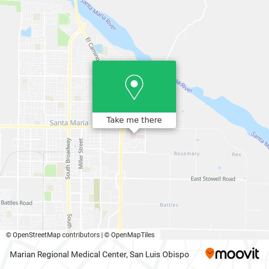 Mapa de Marian Regional Medical Center