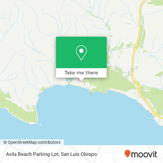 Mapa de Avila Beach Parking Lot