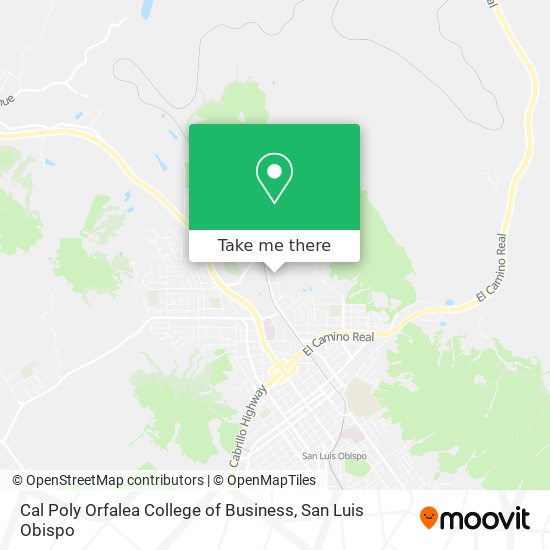 Cal Poly Orfalea College of Business map