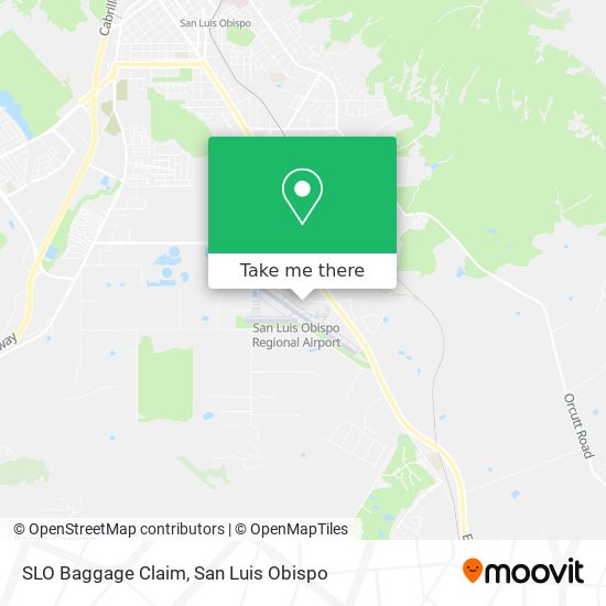 Mapa de SLO Baggage Claim