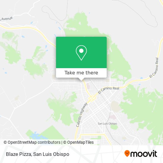 Blaze Pizza map