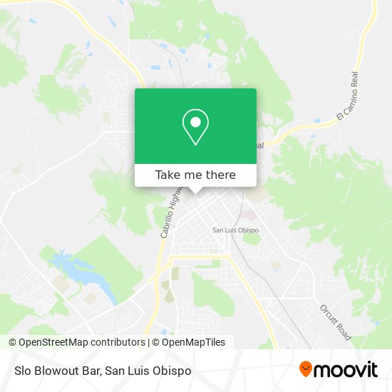 Slo Blowout Bar map