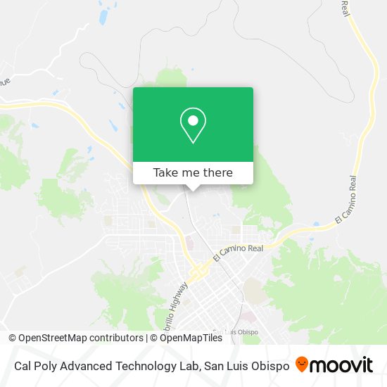 Mapa de Cal Poly Advanced Technology Lab