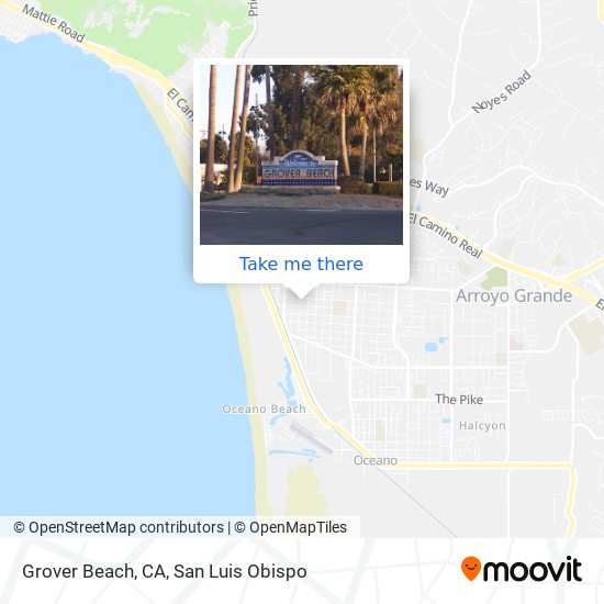 Grover Beach, CA map