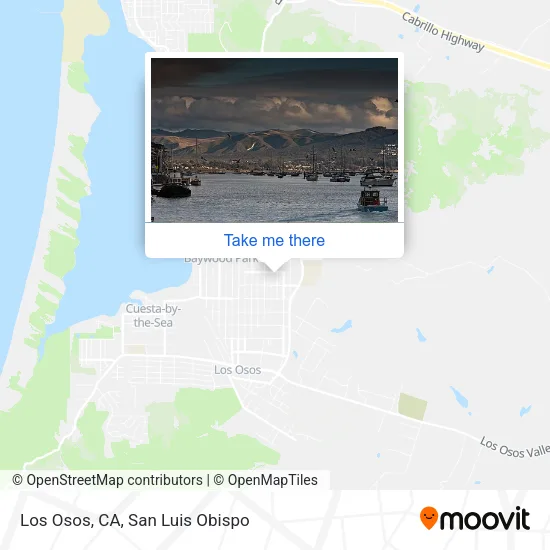 Los Osos, CA map