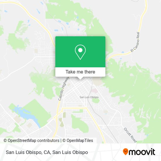 San Luis Obispo, CA map