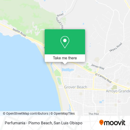 Perfumania - Pismo Beach map