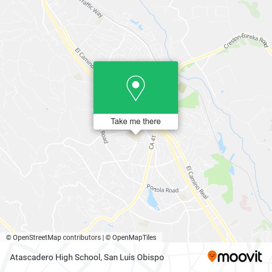 Mapa de Atascadero High School