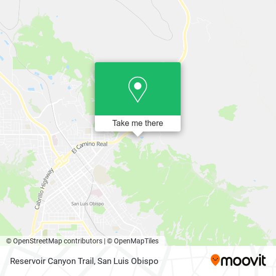 Mapa de Reservoir Canyon Trail