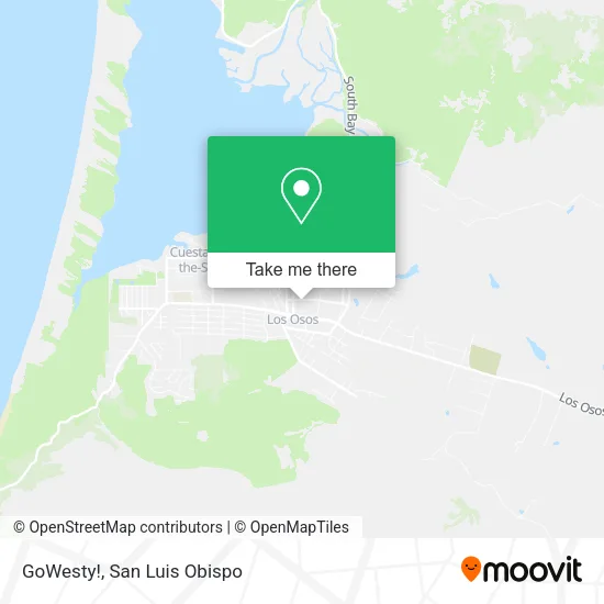 GoWesty! map