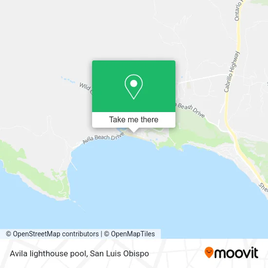 Avila lighthouse pool map