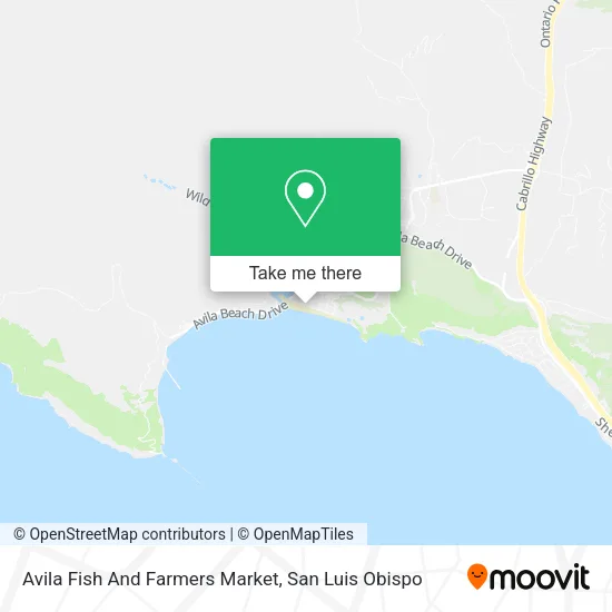 Avila Fish And Farmers Market map