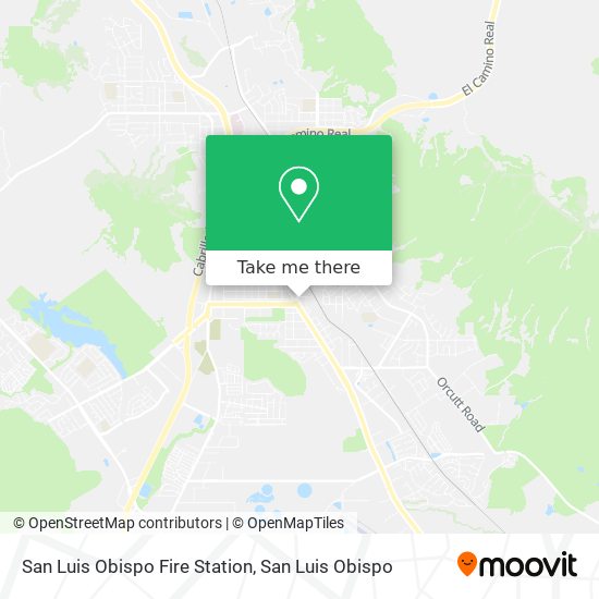 Mapa de San Luis Obispo Fire Station