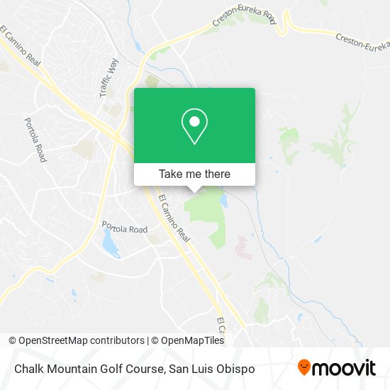 Chalk Mountain Golf Course map