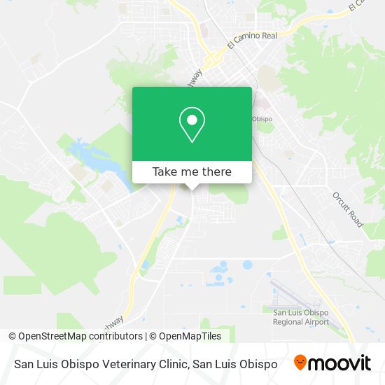 Mapa de San Luis Obispo Veterinary Clinic