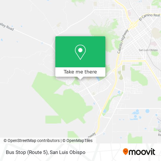 Bus Stop (Route 5) map