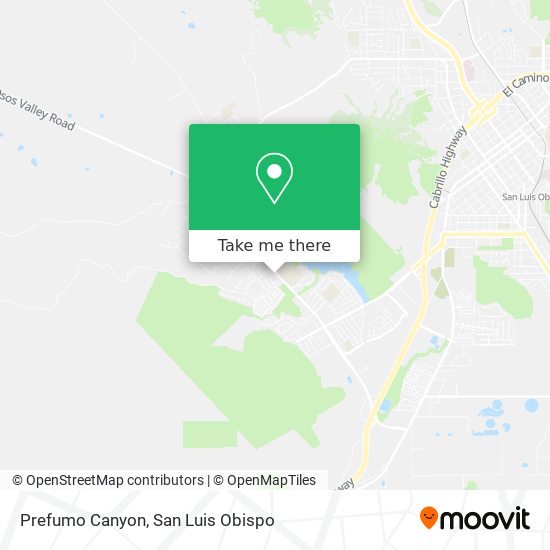 Mapa de Prefumo Canyon