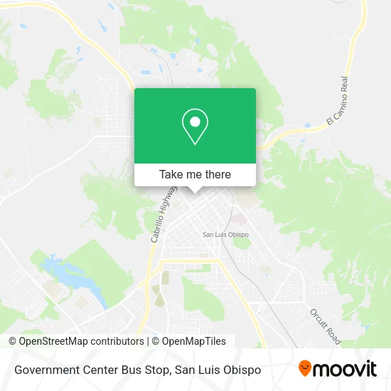 Government Center Bus Stop map