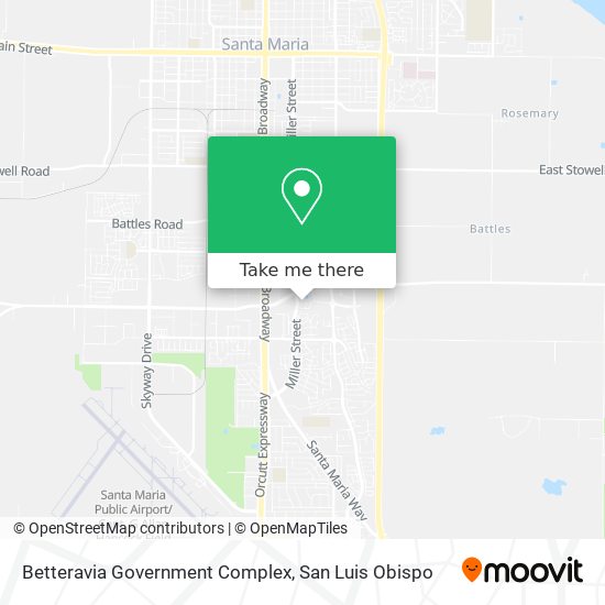 Mapa de Betteravia Government Complex
