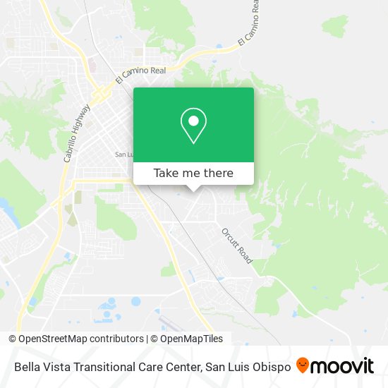 Bella Vista Transitional Care Center map