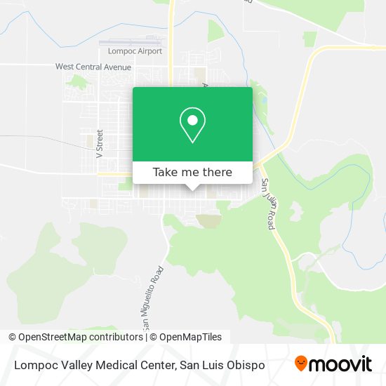 Lompoc Valley Medical Center map