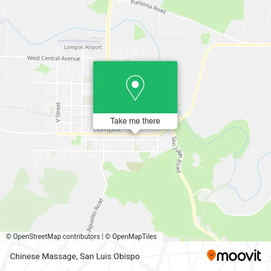 Chinese Massage map