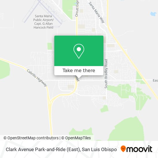 Clark Avenue Park-and-Ride (East) map