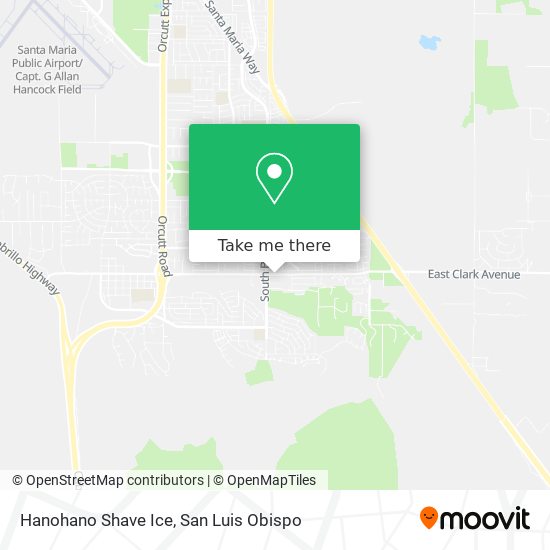 Hanohano Shave Ice map