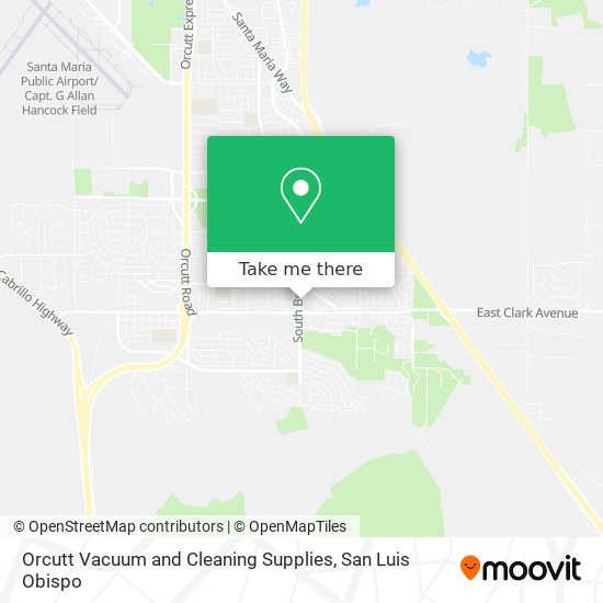 Mapa de Orcutt Vacuum and Cleaning Supplies