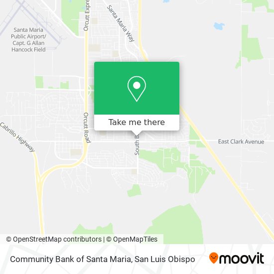 Community Bank of Santa Maria map