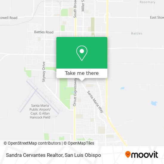 Sandra Cervantes Realtor map