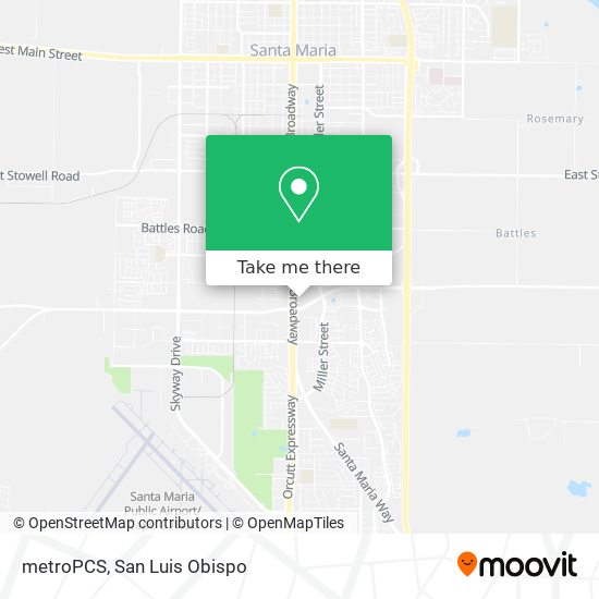 metroPCS map