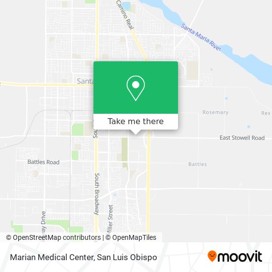 Marian Medical Center map