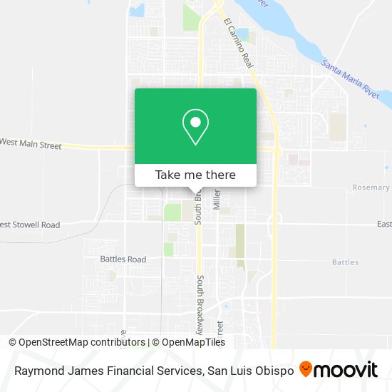 Raymond James Financial Services map