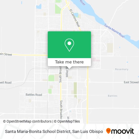 Santa Maria-Bonita School District map