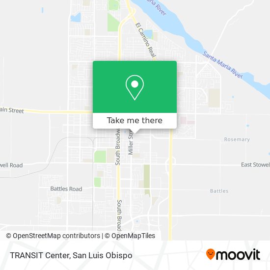 TRANSIT Center map
