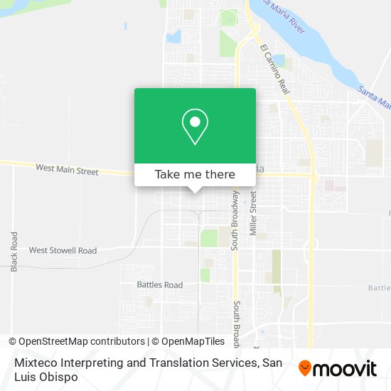 Mixteco Interpreting and Translation Services map