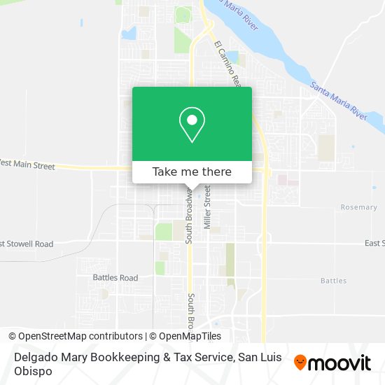 Mapa de Delgado Mary Bookkeeping & Tax Service