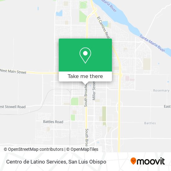 Centro de Latino Services map