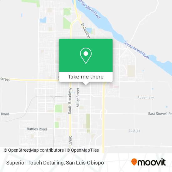 Mapa de Superior Touch Detailing