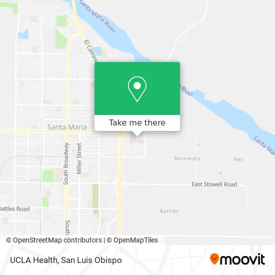 UCLA Health map