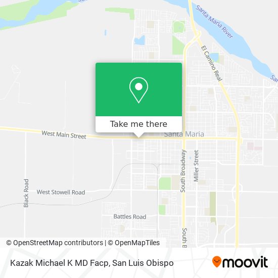 Kazak Michael K MD Facp map