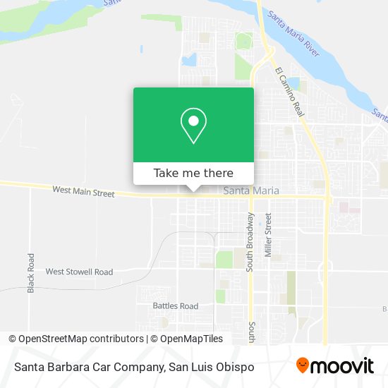 Santa Barbara Car Company map