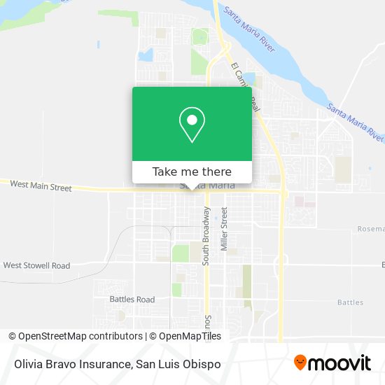 Olivia Bravo Insurance map