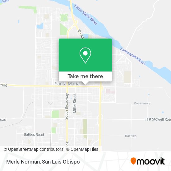 Merle Norman map