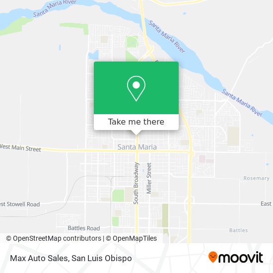 Mapa de Max Auto Sales
