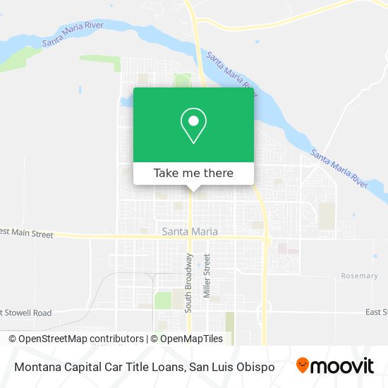 Montana Capital Car Title Loans map