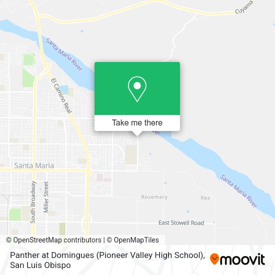 Panther at Domingues (Pioneer Valley High School) map